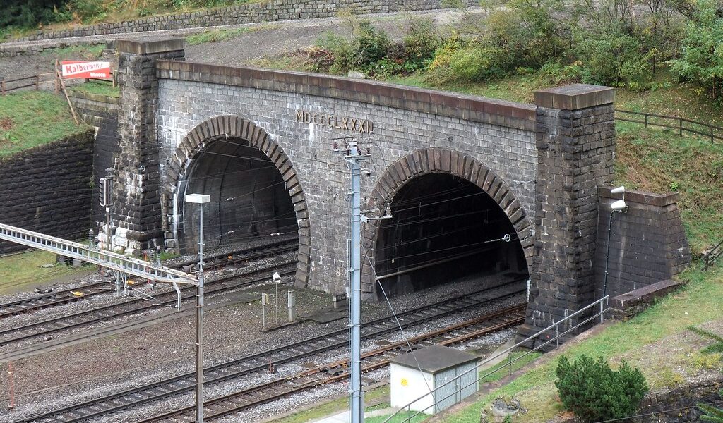 Railway Buffer Stop End Track Station